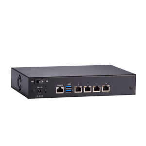 Axiomtek NA345 Network Appliance with Intel Celeron N3350/J3455 Processor, 4 LAN, 8GB memory